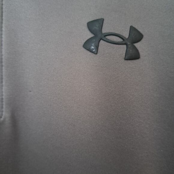 Under Armour Loose Fit 1/4 Zip Pullover Men's XL Gray - Picture 3 of 6